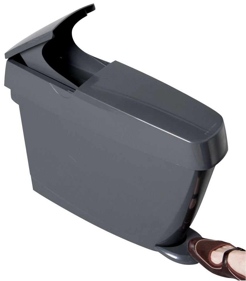 Damenhygienebehälter Sanibin 15 Liter, grau
