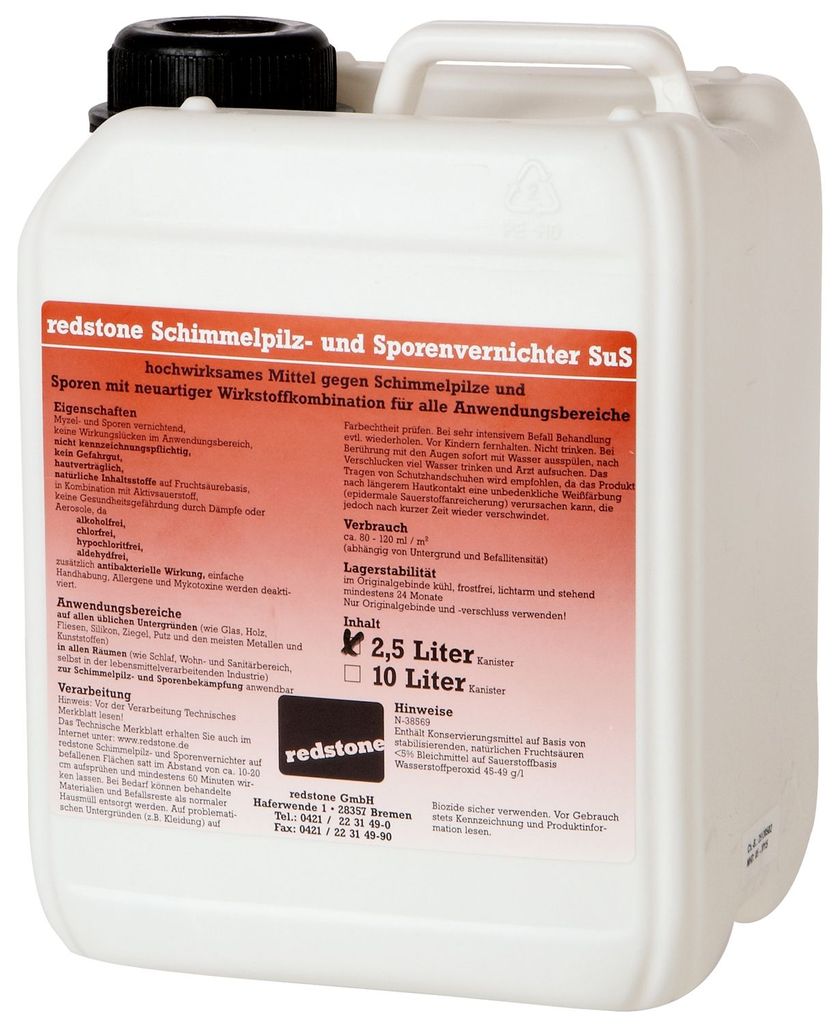 Vivo Schimmelpilz- und Sporenvernichter (SuS) 2,5 Liter