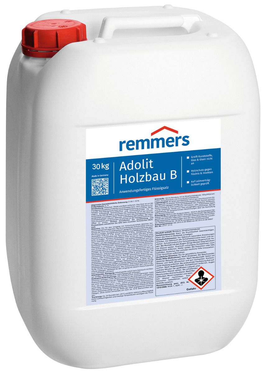 Remmers Adolit Holzbau B, 30 kg Kanister