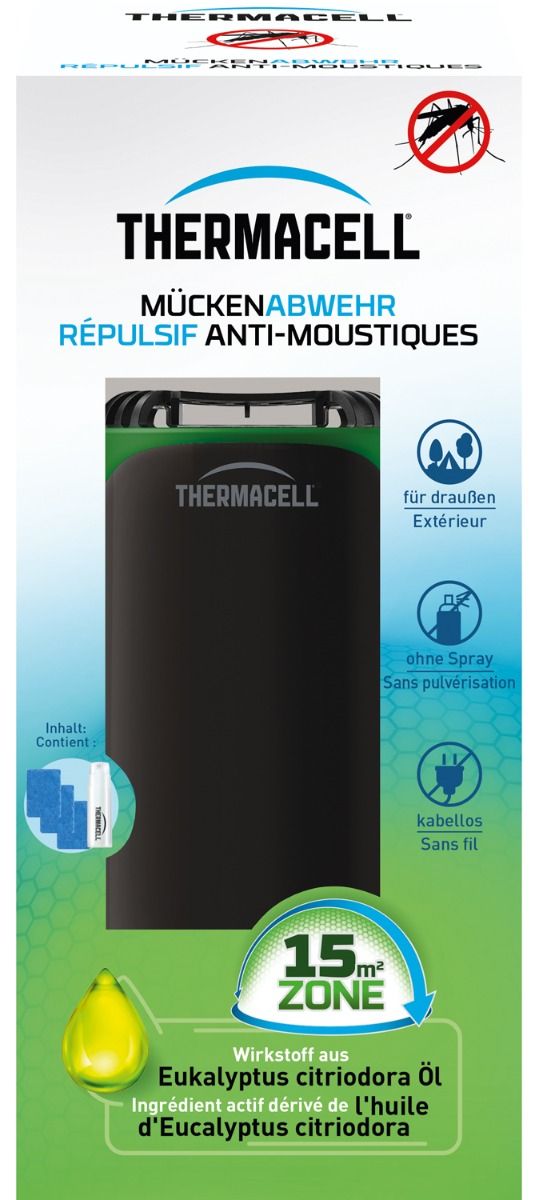 Thermacell® Mückenabwehr Protect schwarz/grün