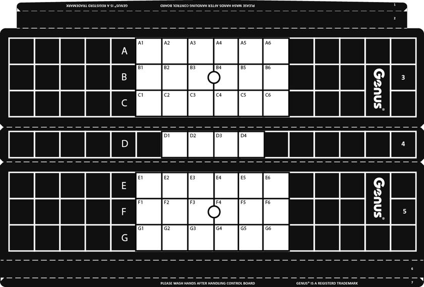 Klebefolien Genus® für Universal Easy Count weiss