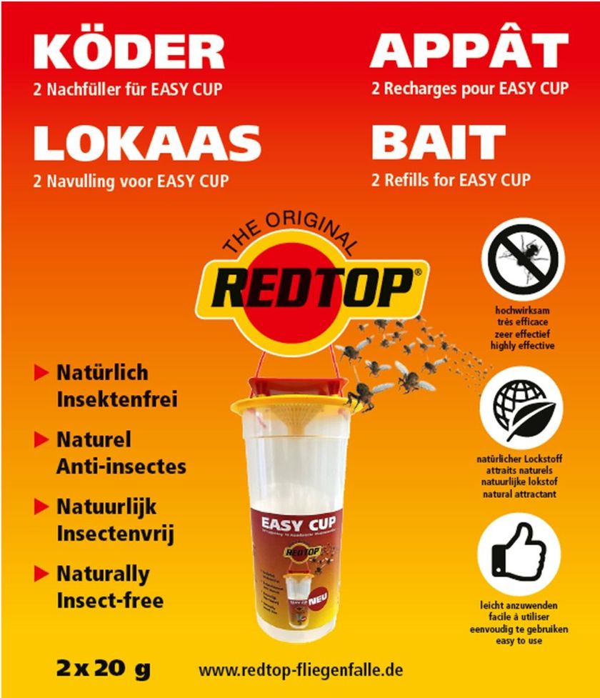 Lockstoff-Refill für REDTOP EASY-CUP Fliegenfalle