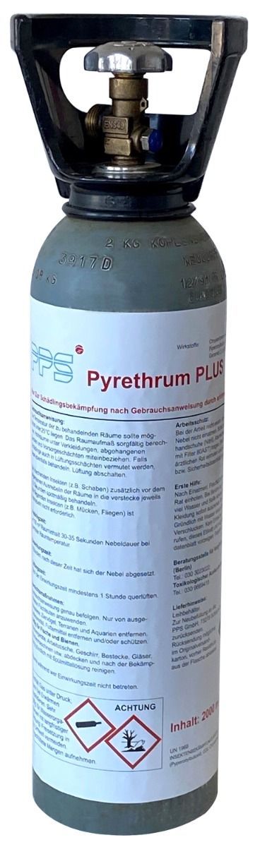 PPS Pyrethrum PLUS Trockennebel Leihstahlflasche
