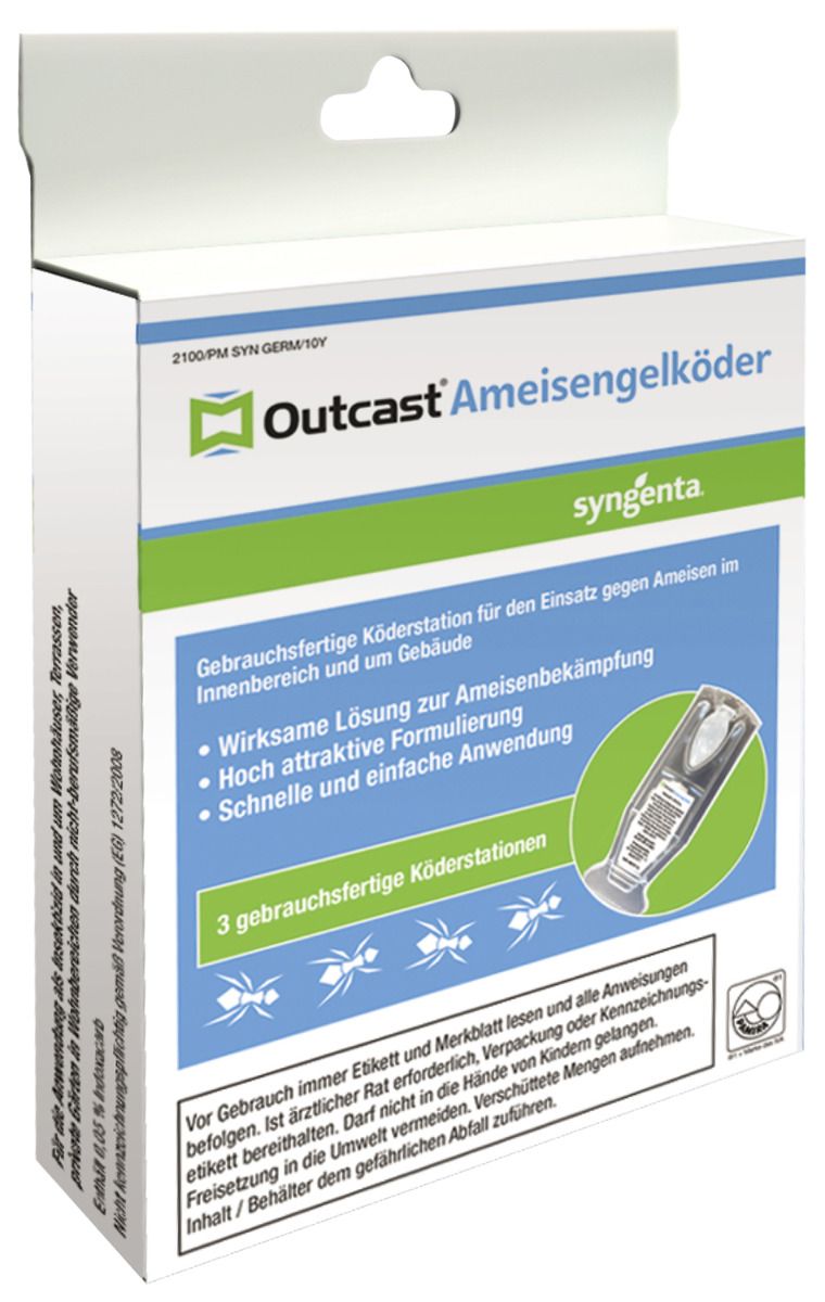 Outcast®Ameisengelköder 3 x 4g
