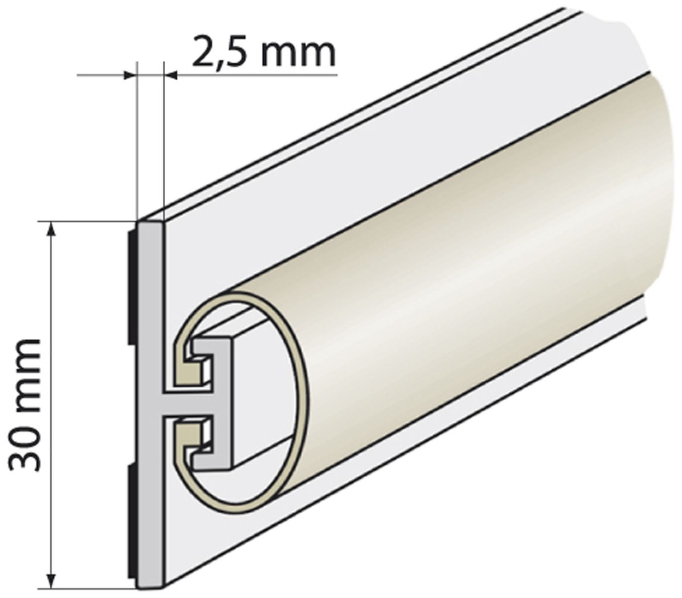 Rollladenabdichtungen 16 mm