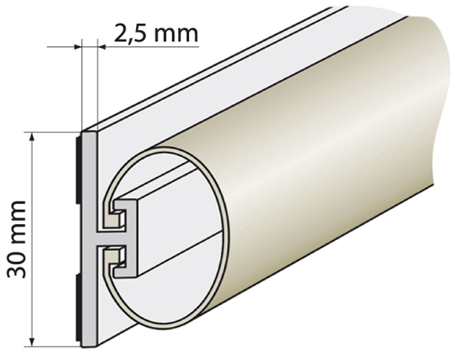 Rollladenabdichtungen 23 mm