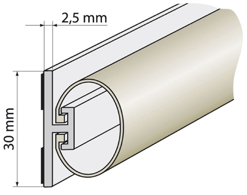 Rollladenabdichtungen 23 mm