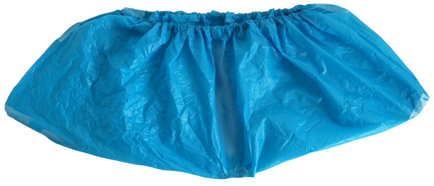 Schuhschutz PE blau 10cm hoch