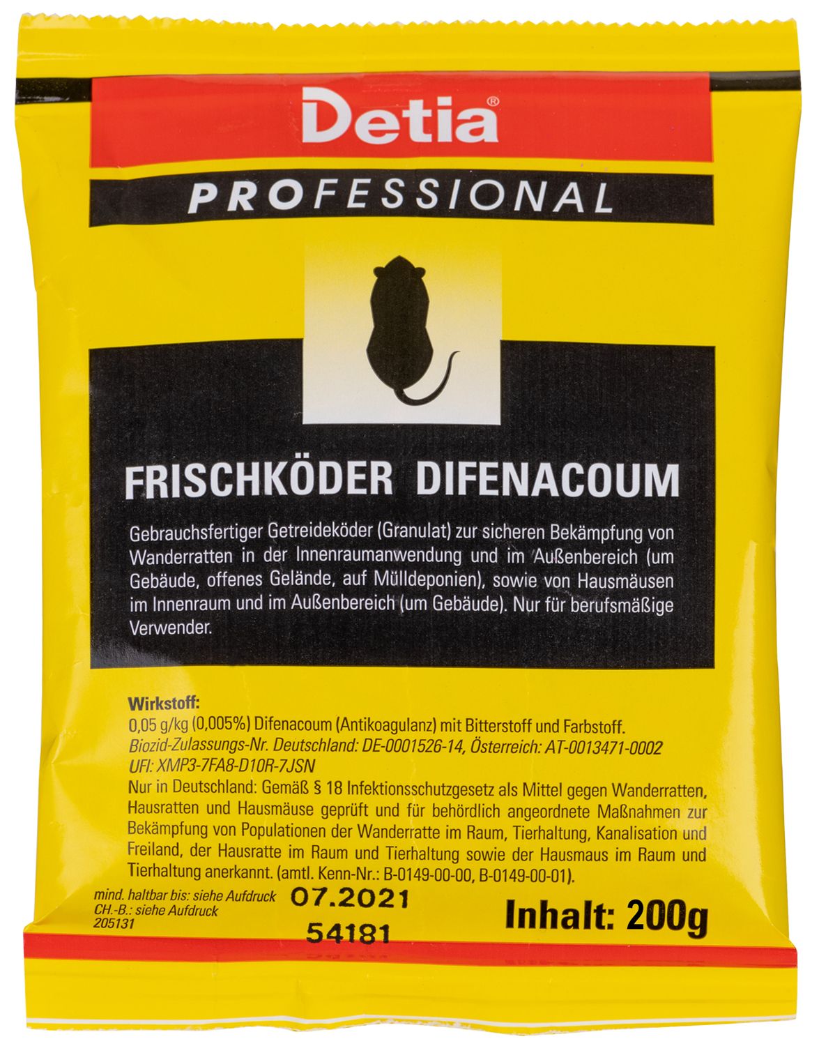 Frischköder Difenacoum 50 x 200 g