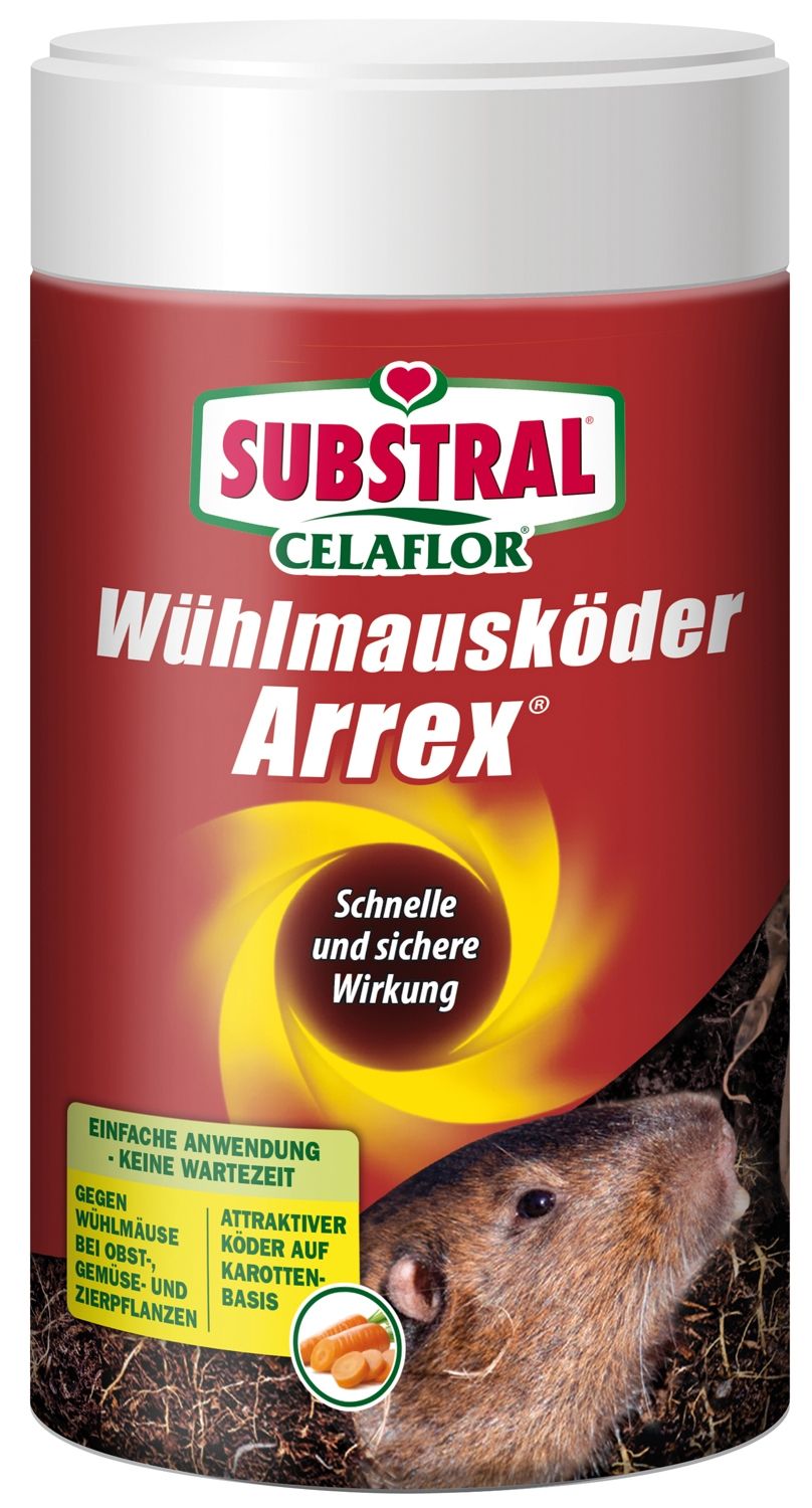 SUBSTRAL® Celaflor® Wühlmausköder ARREX,250 g Pack
