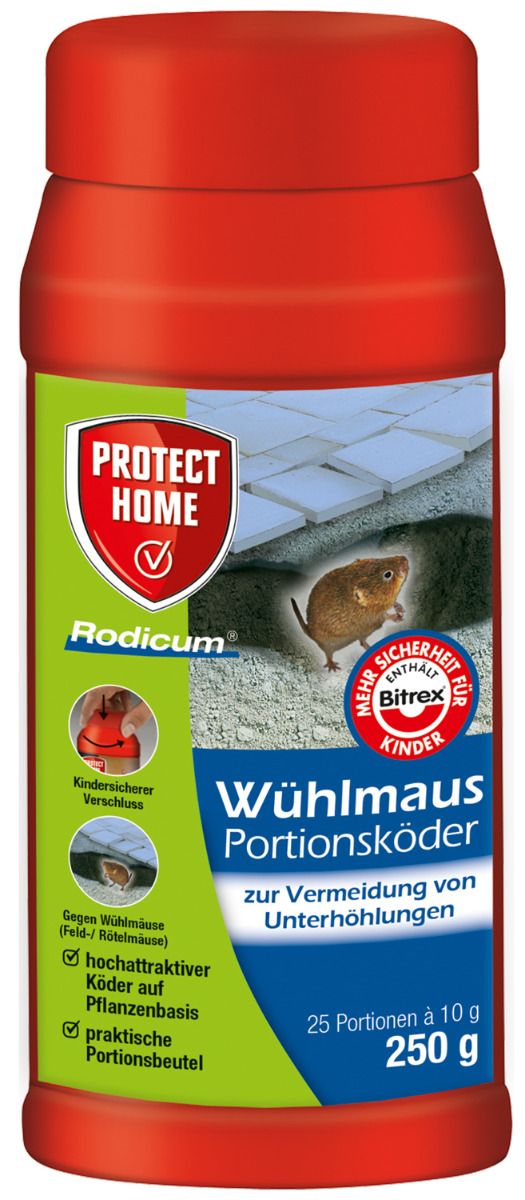 Rodicum Wühlmaus Portionsköder 250 g