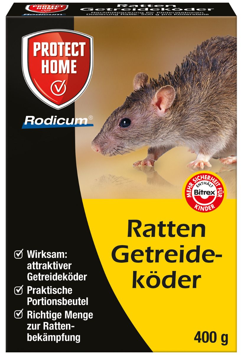 Rodicum Ratten Getreideköder 400 g