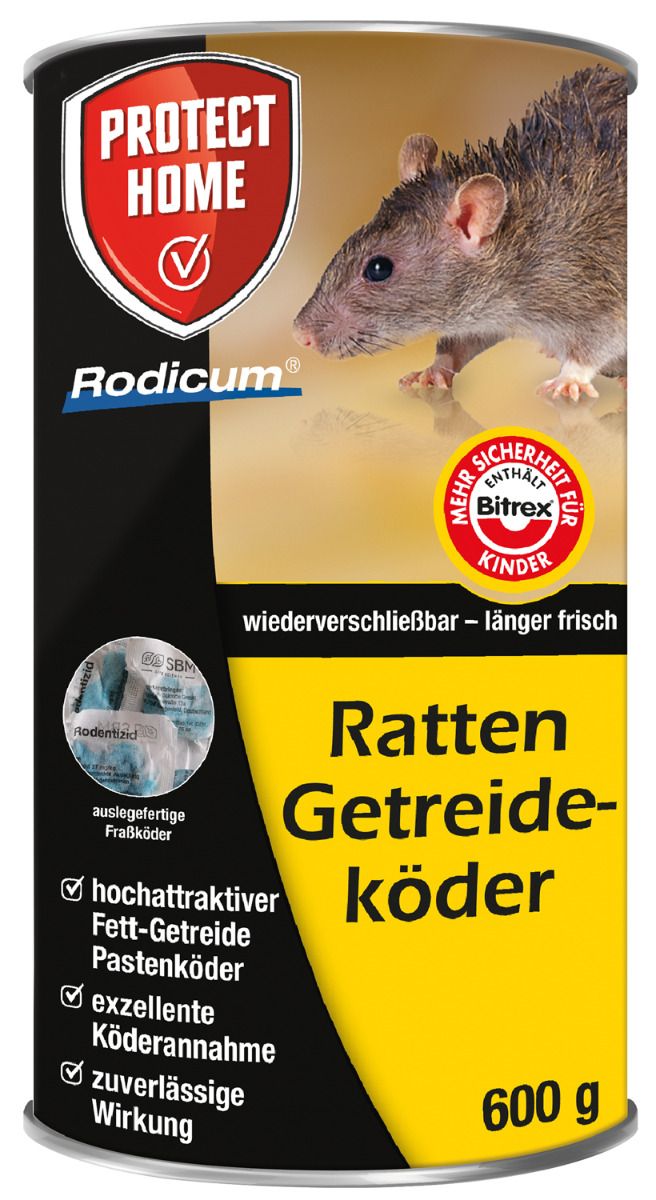 Rodicum Ratten Getreideköder 600 g
