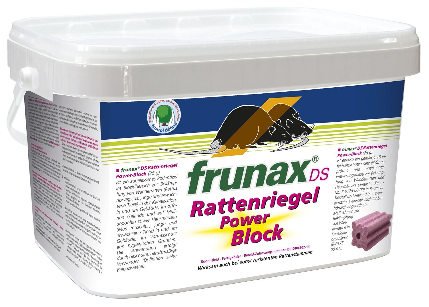 frunax® DS Rattenriegel Power Block 320 x 25 g