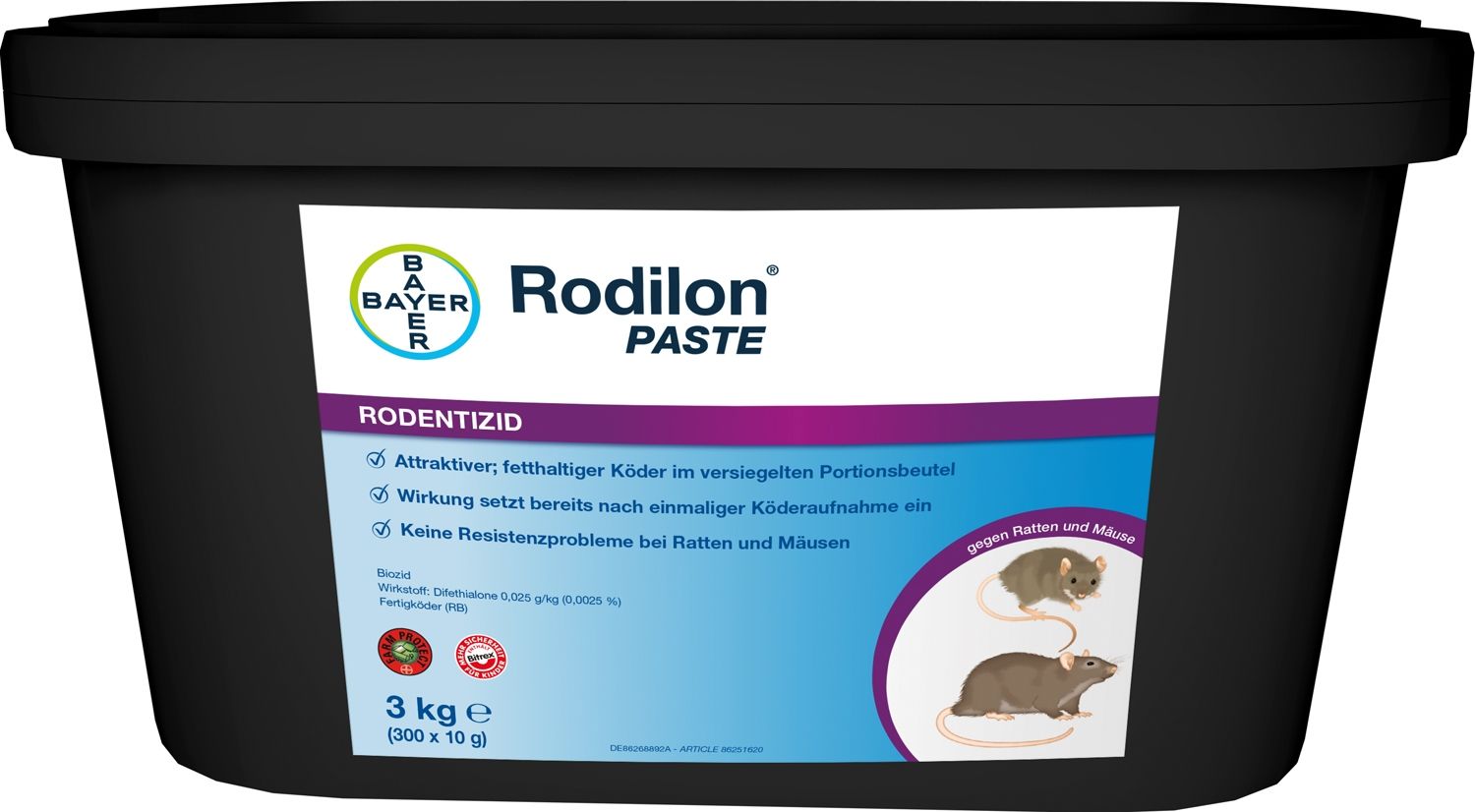 Rodilon® Paste 3 kg mit Bitrex