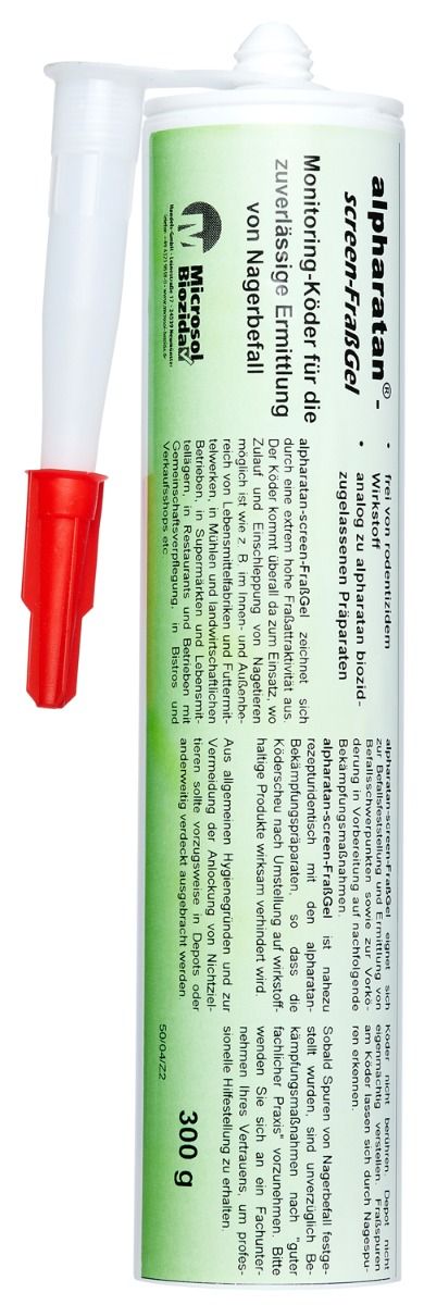 alpharatan®-SCREEN-Fraß-Gel 300g Kartusche