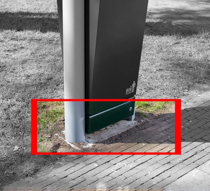 Befestigungskonsole für Hygiene-Bin II