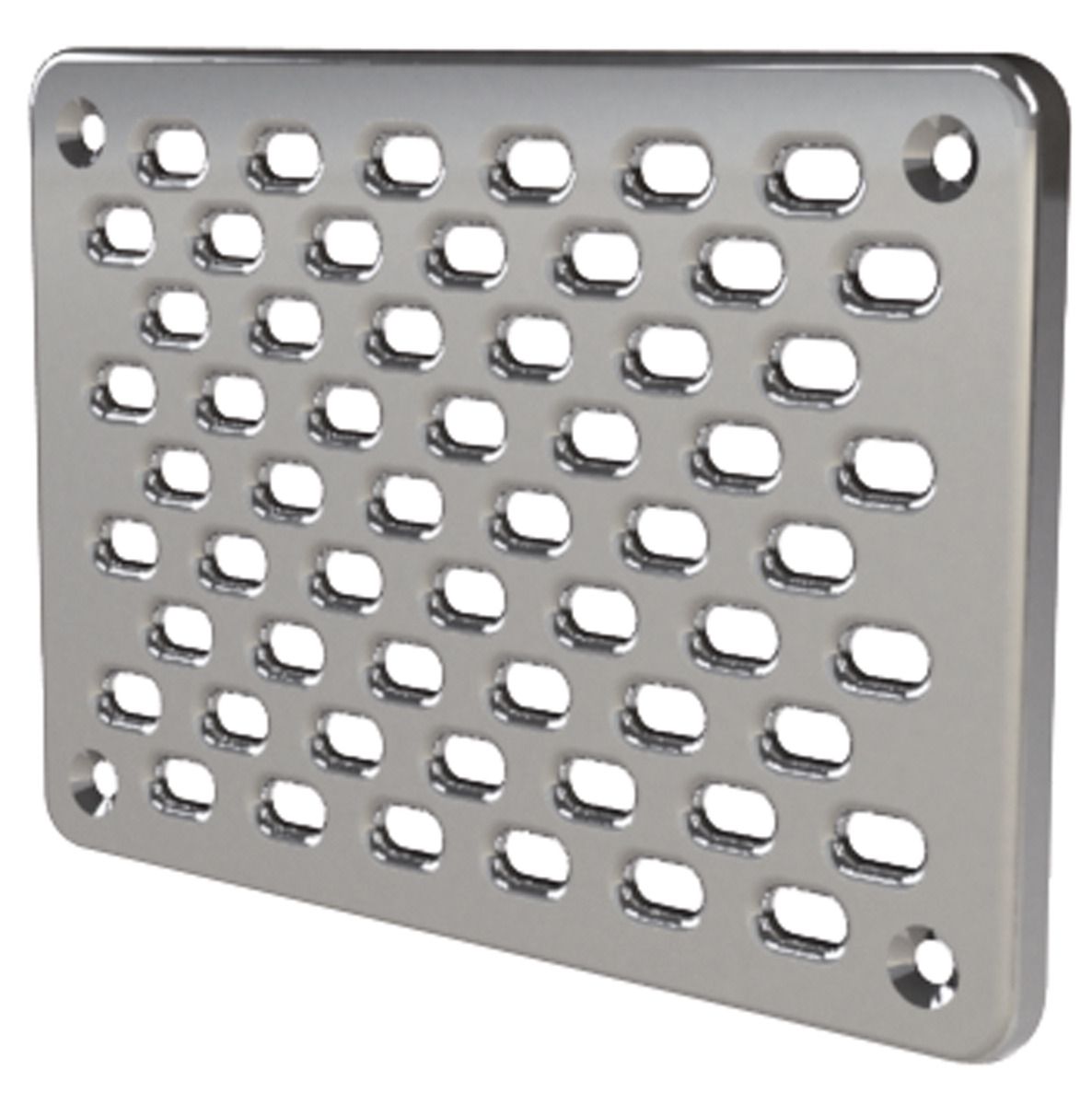 nagtag® Edelstahl-Lüftungsgitter 140mm x 100mm