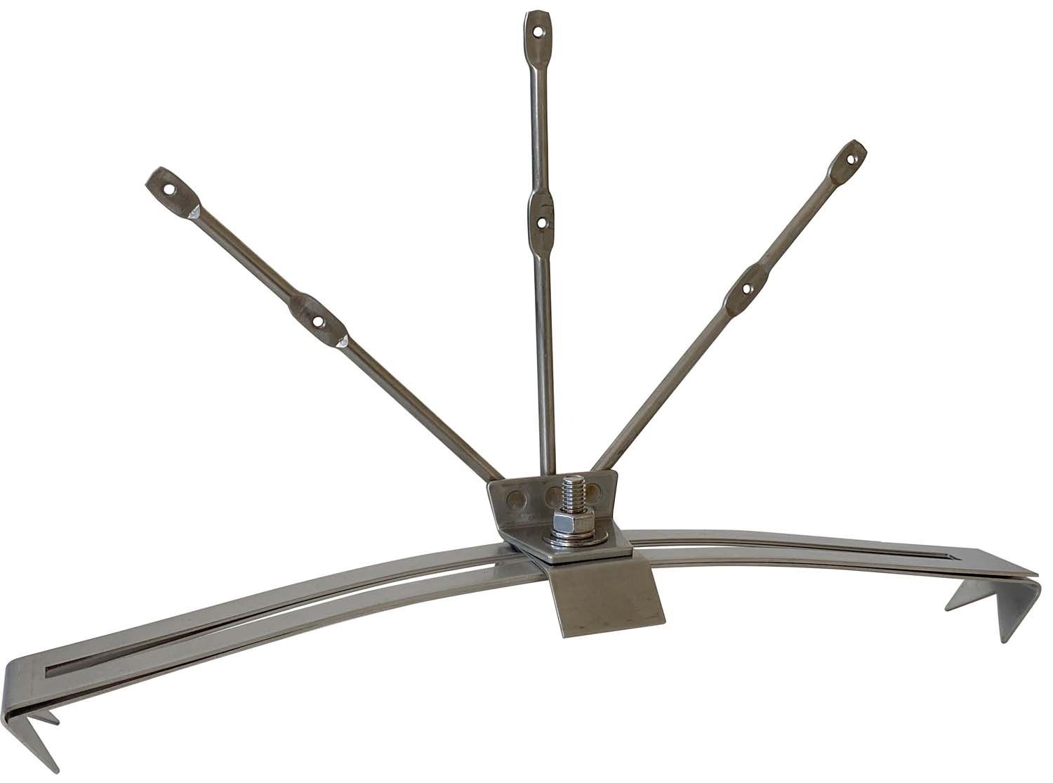 birdy® Spanndrahtsystem Dachfirst rund 3-fach