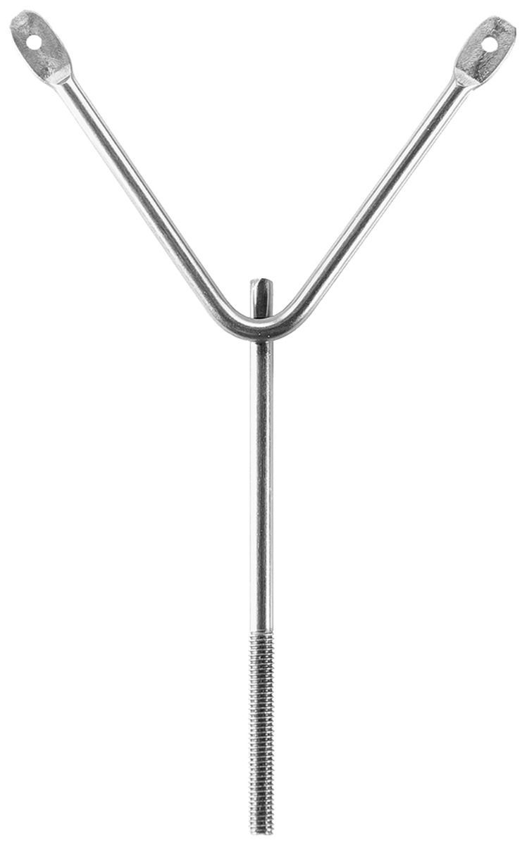 Edelstahlpin Y-Form 125mm, 2-loch, M4 Gewinde 30mm