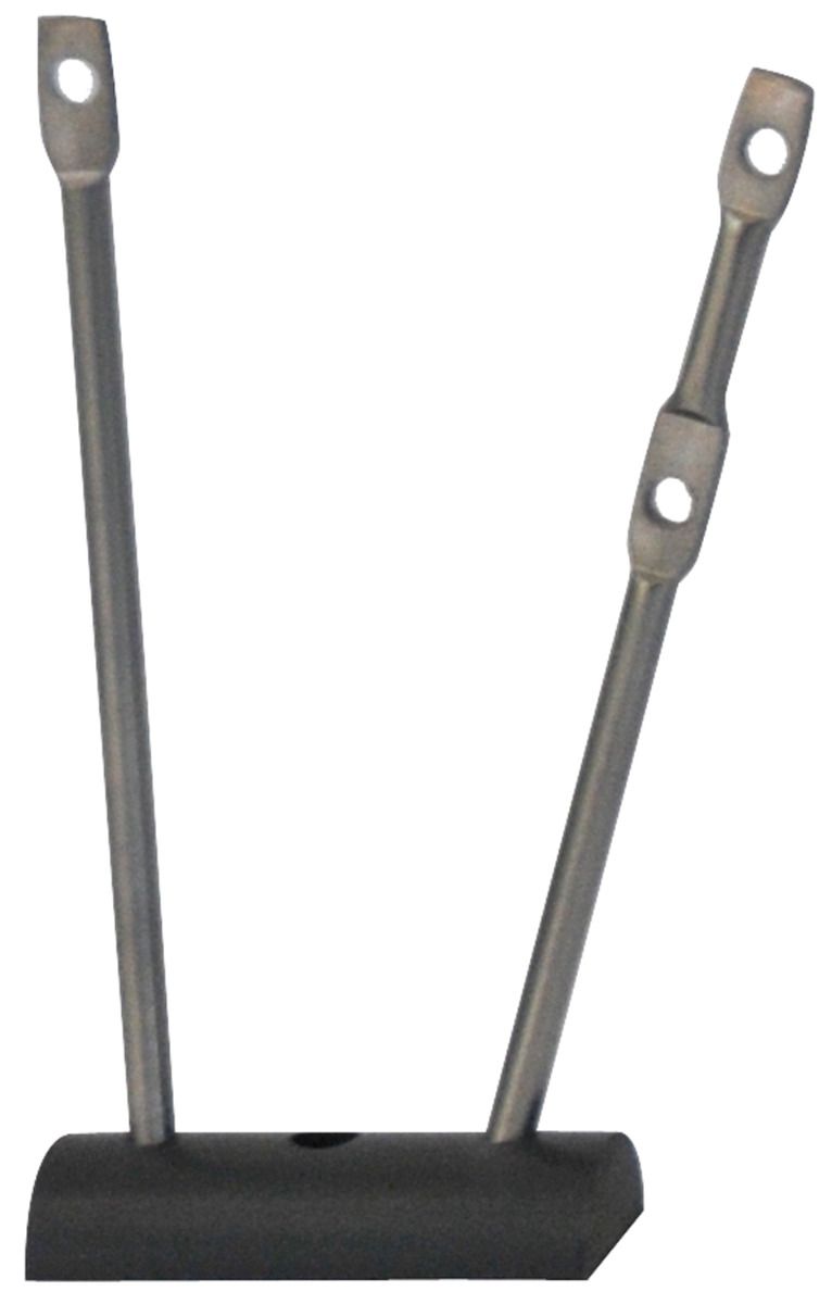 birdy® Spanndrahtelement 2-reihig auf PVC-Leiste