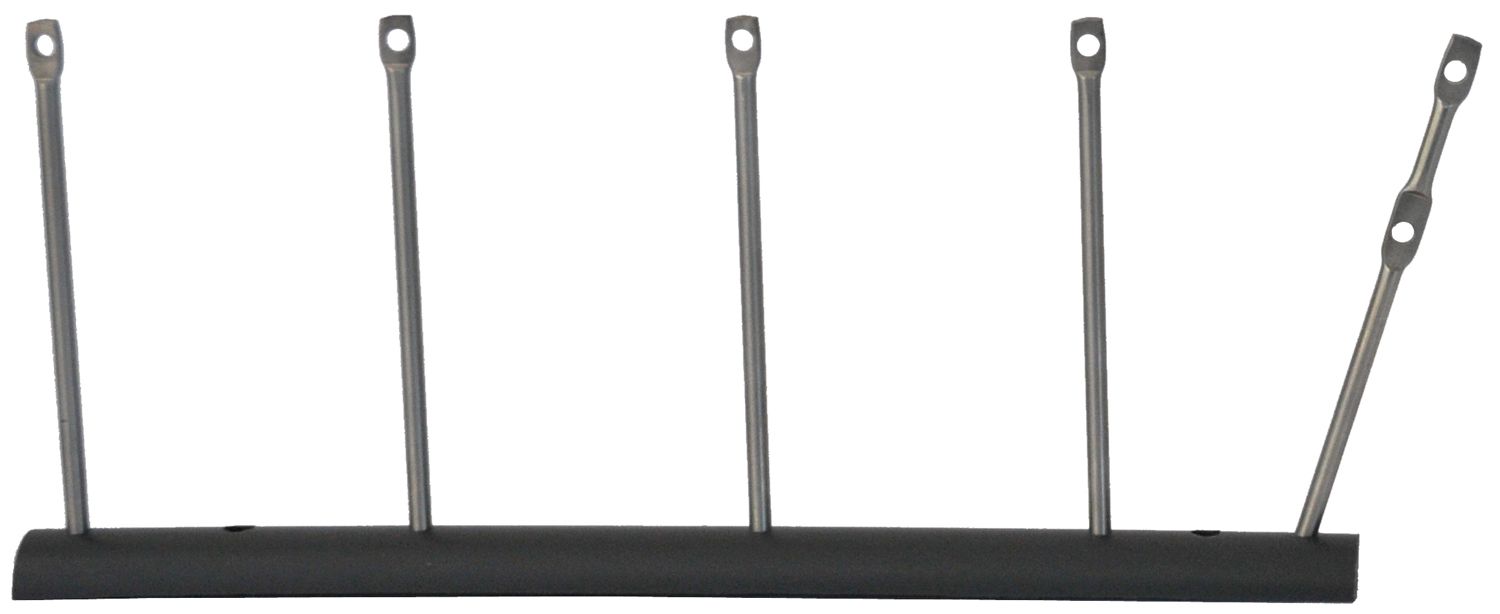 birdy® Spanndrahtelement 5-reihig auf PVC-Leiste