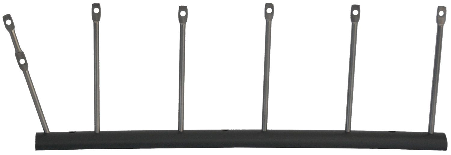 birdy® Spanndrahtelement 6-reihig auf PVC-Leiste