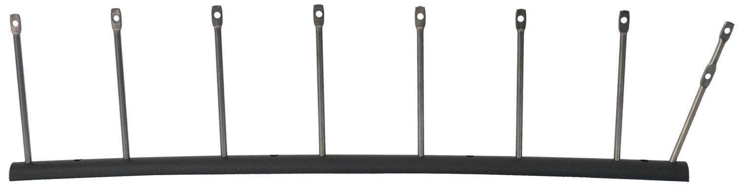 birdy® Spanndrahtelement 8-reihig auf PVC-Leiste