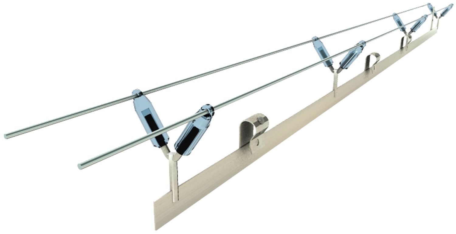 Easy-Fix Stromsystem Dachrinne m. Lasche
