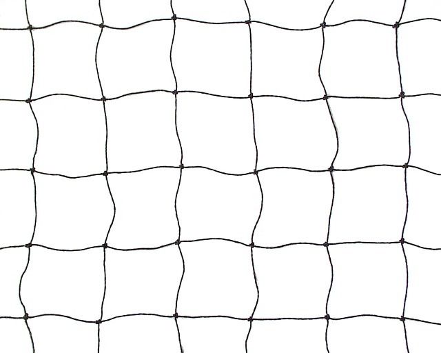 Netz schwarz PE 30 x 30 mm