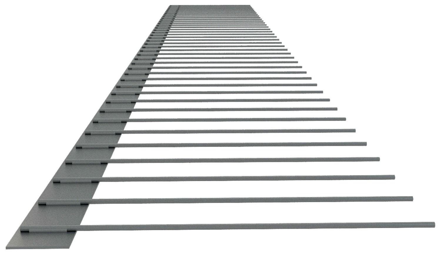 Edelstahlspitzen System 2, 1 reihig SOLAR 100