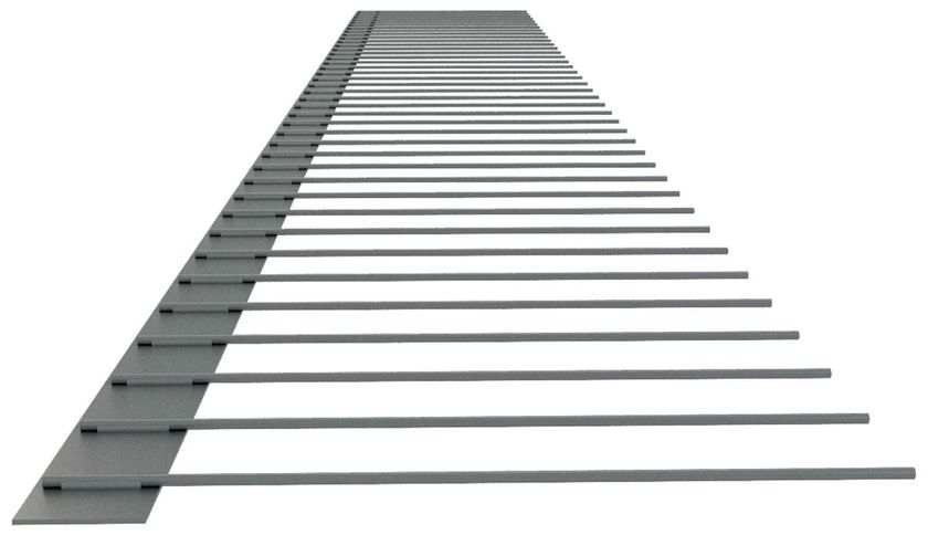 Edelstahlspitzen System 2, 1 reihig SOLAR