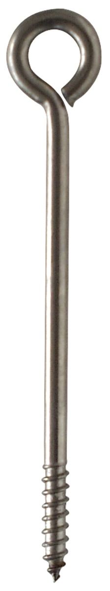 Edelstahlringöse 80mm für 6er Dübel m. Holzgewinde