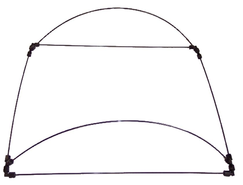 Flex-Netzrahmen Fiberglasstangen