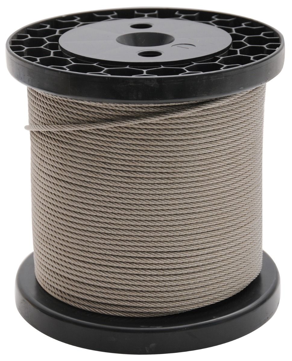 Edelstahlseil 4 mm, 250 m Rolle