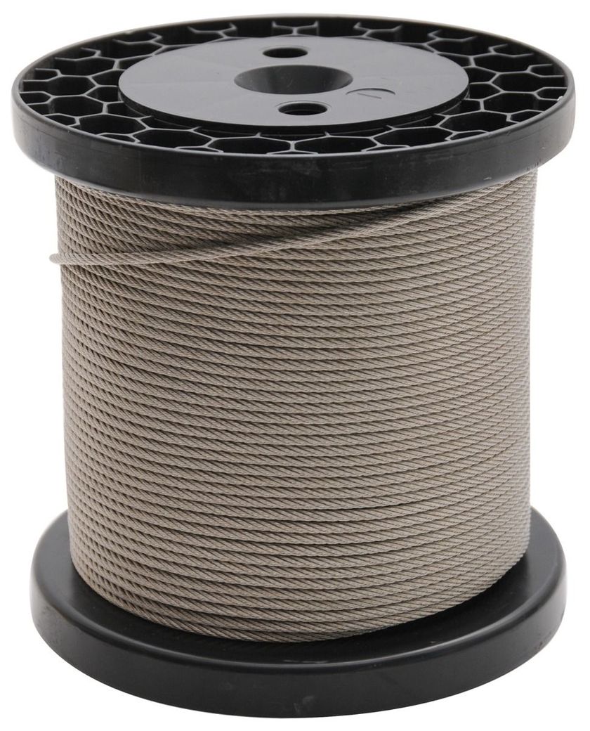 Edelstahlseil 4 mm, 250 m Rolle