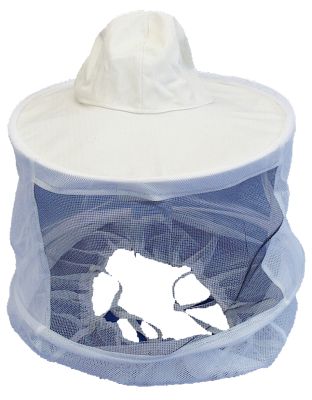 Imkerhut mit 2 Metallringen und Gummizügen