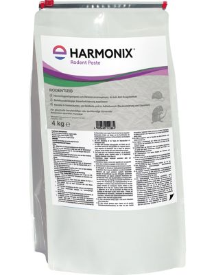 Harmonix® Rodent Paste 2 x 4 kg Ratten- und Mäuseköder, 200 x 20g Pasta