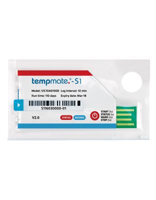 tempmate® S1V2 Einweg-Datenlogger (Vario)
