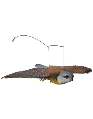 Kunststoff-Falke fliegend