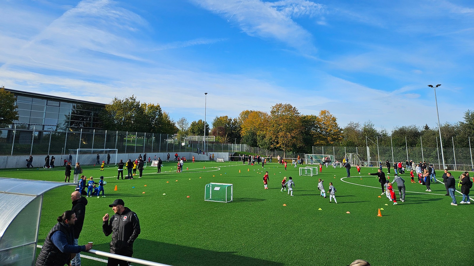 Kinder des TSV Schlierbach beim Training